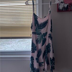 Old Navy Green and White Leaf Pattern Dress BOGO